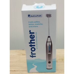 NIOB milk coffee frother and whip, in original package